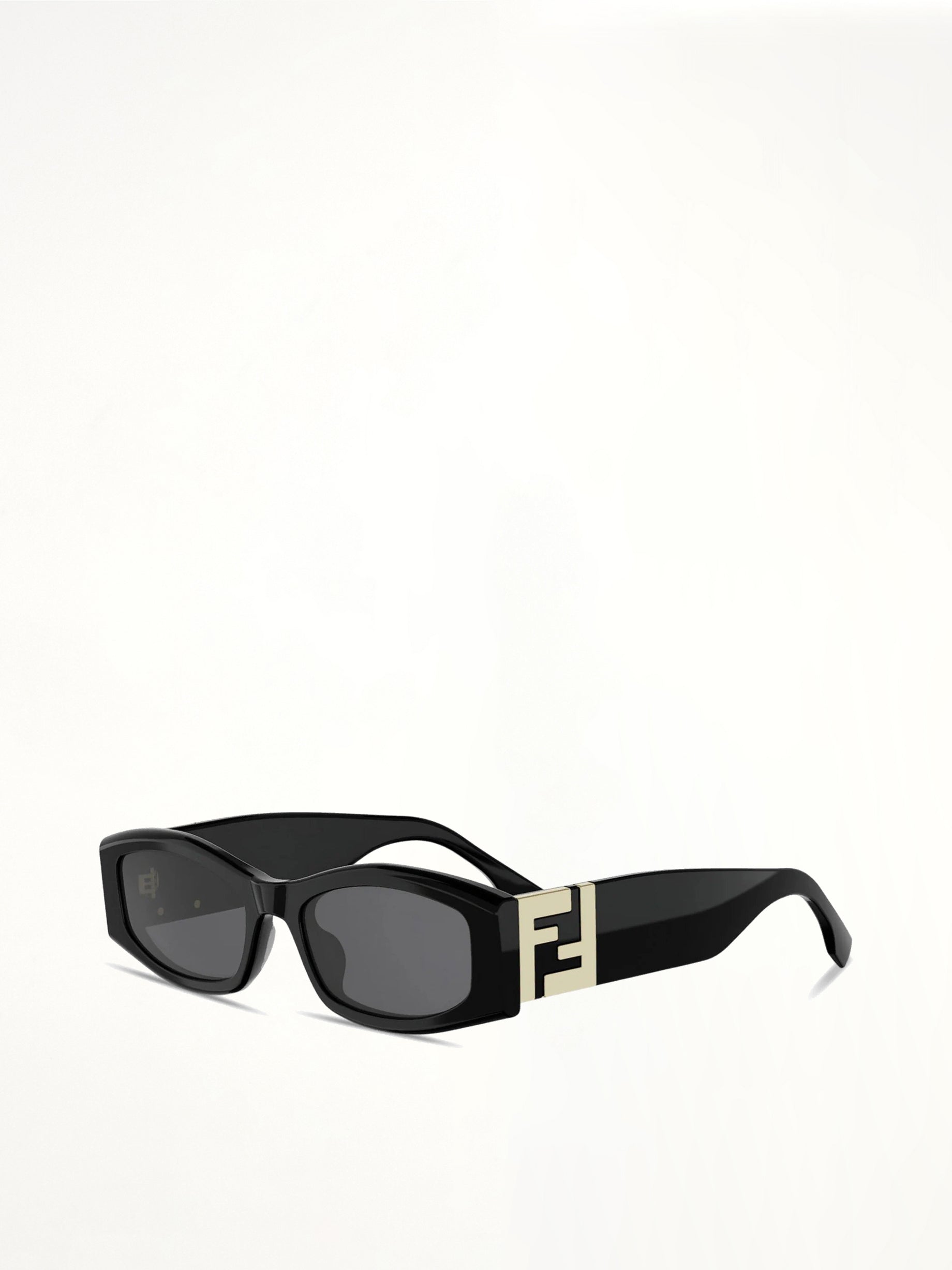 Forever Fendi FE40204I Acetate Sunglass in Black