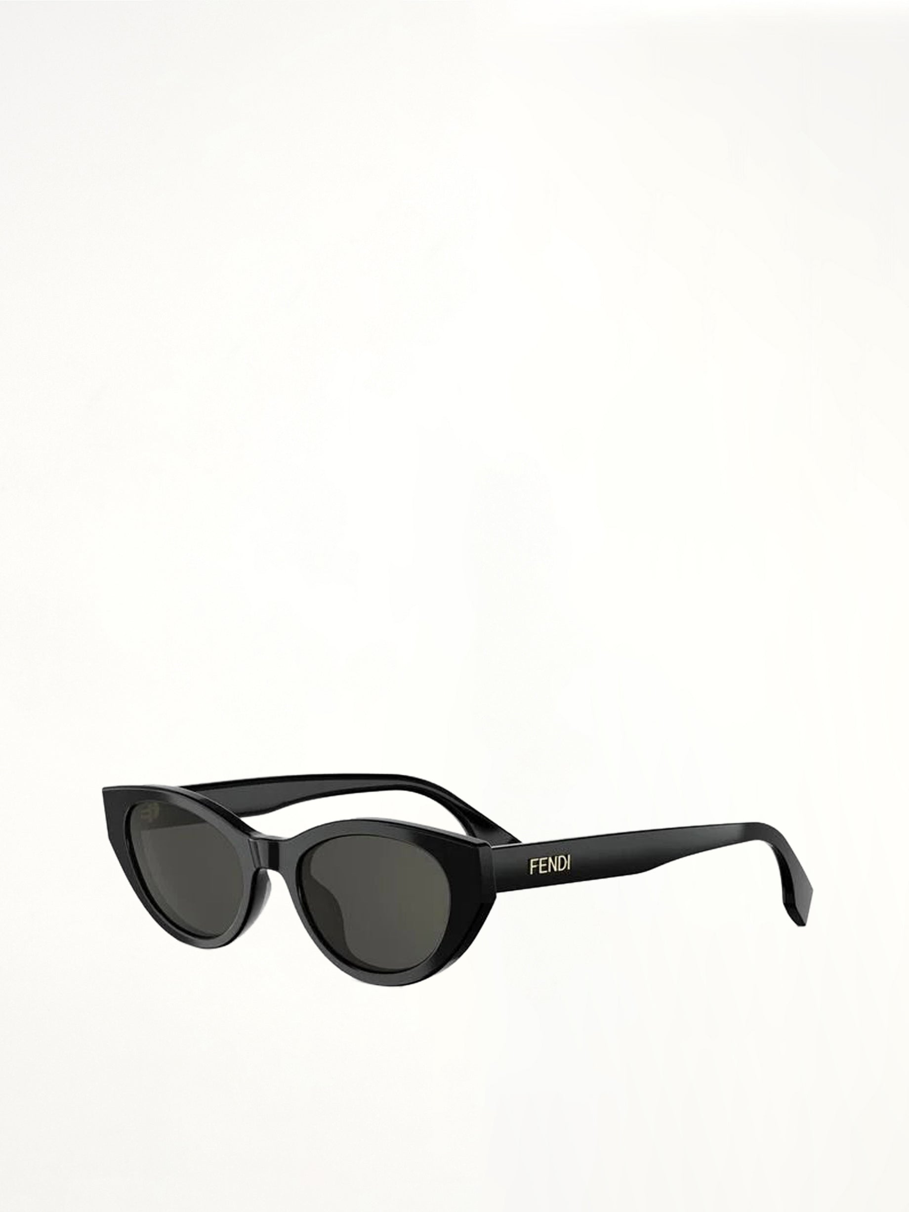 Fendi Lettering FE40209I 5101A Sunglasses in Black