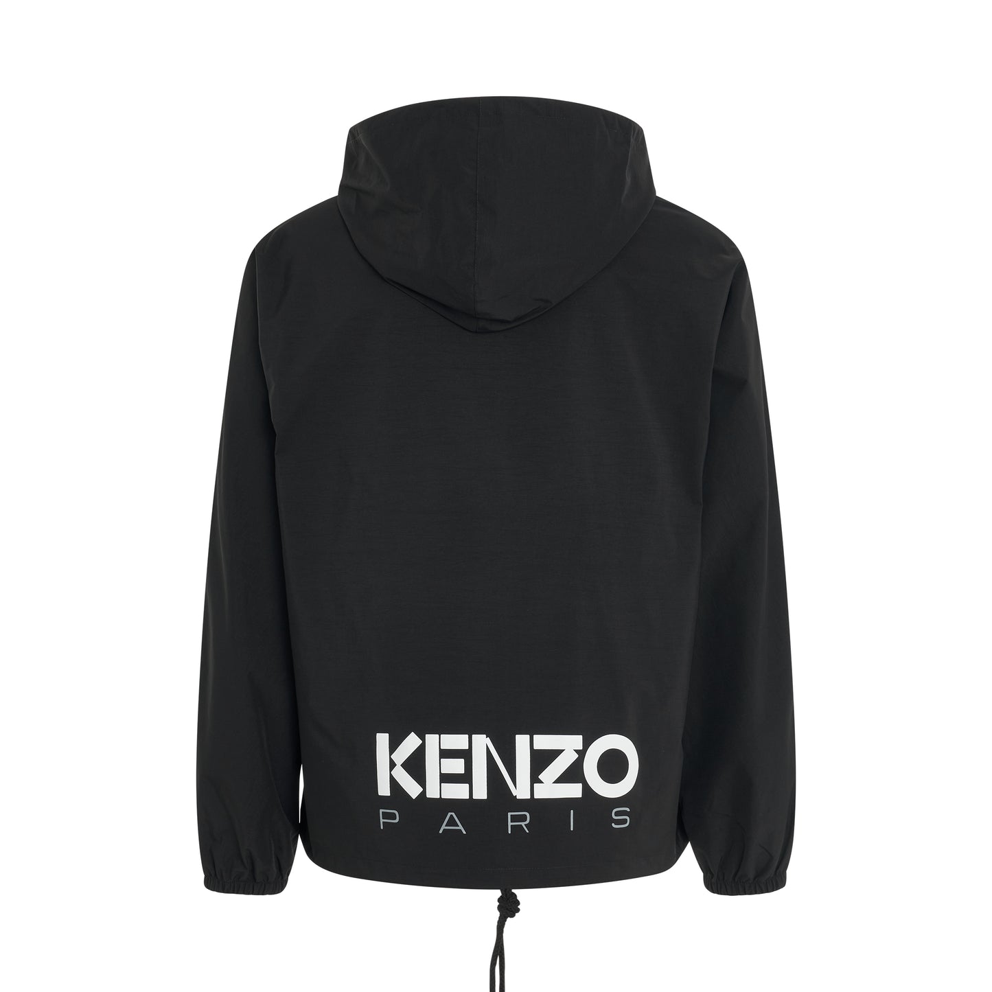 Bicolour KP Short Windbreaker in Black