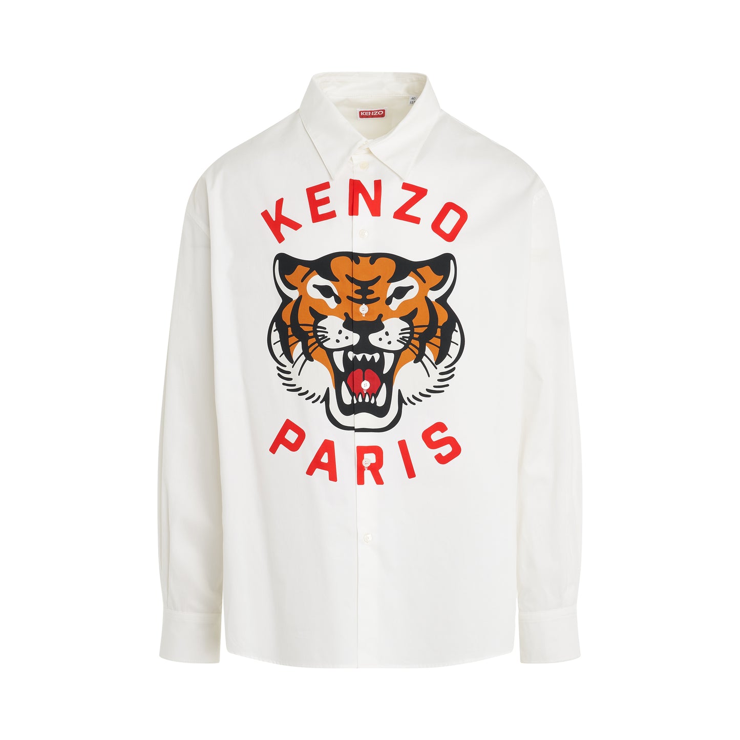 Kenzo Lucky Tiger Shirt in White