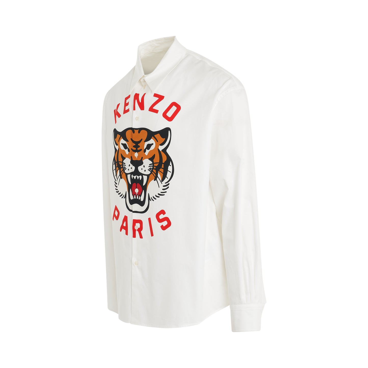 Kenzo Lucky Tiger Shirt in White