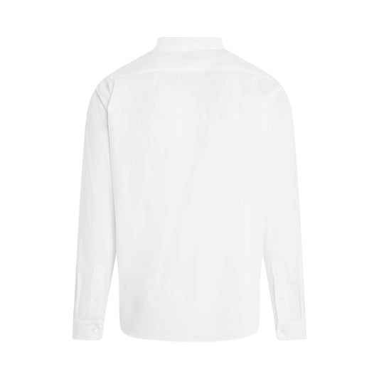 Kenzo Drawn Varsity Dress Shirt in White