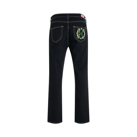 Drawn Varsity Bara Denim Jeans in Black