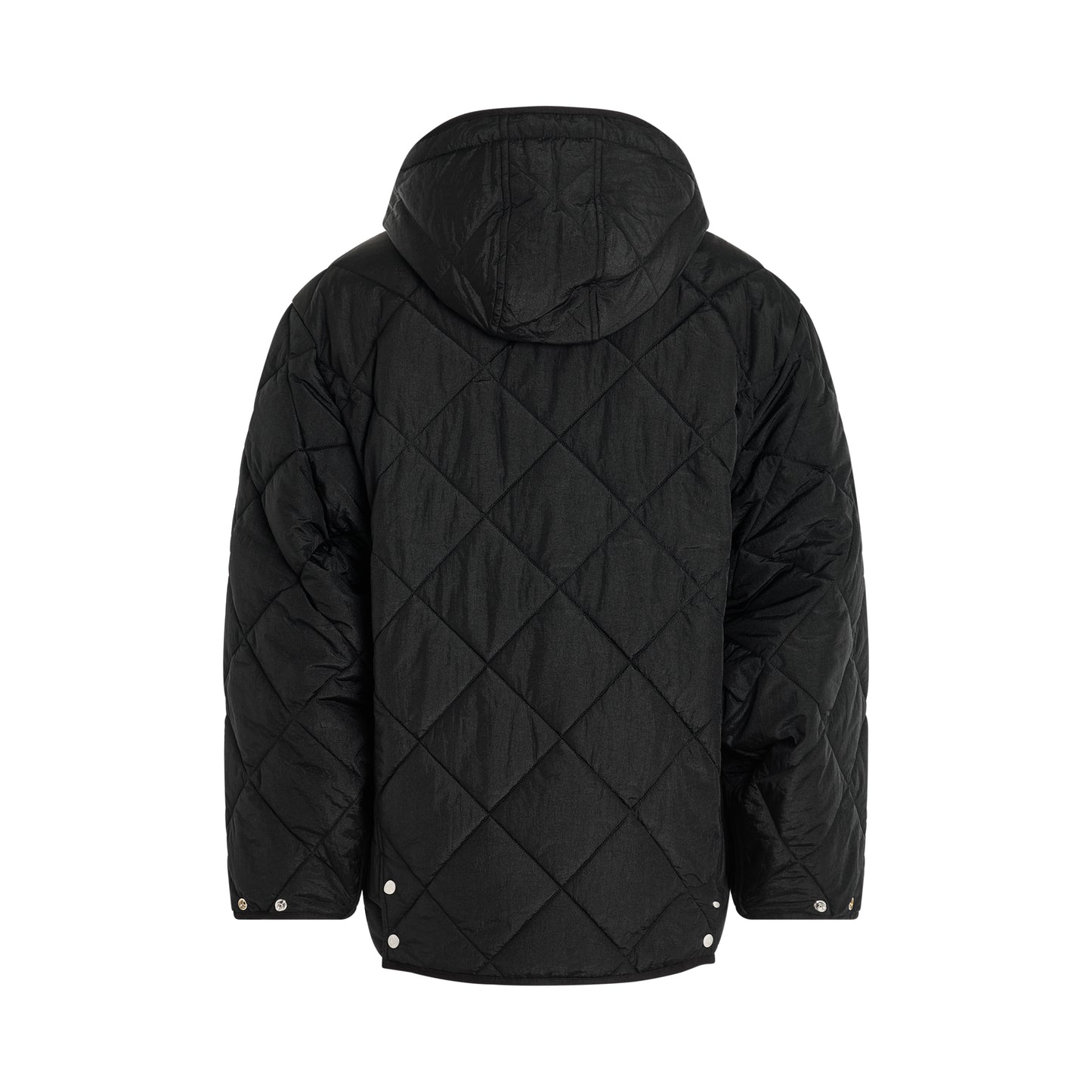 Quilted Liner Jacket in Black