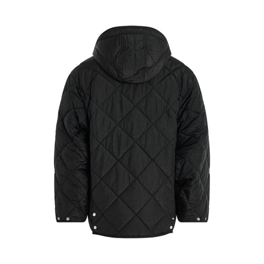 Quilted Liner Jacket in Black