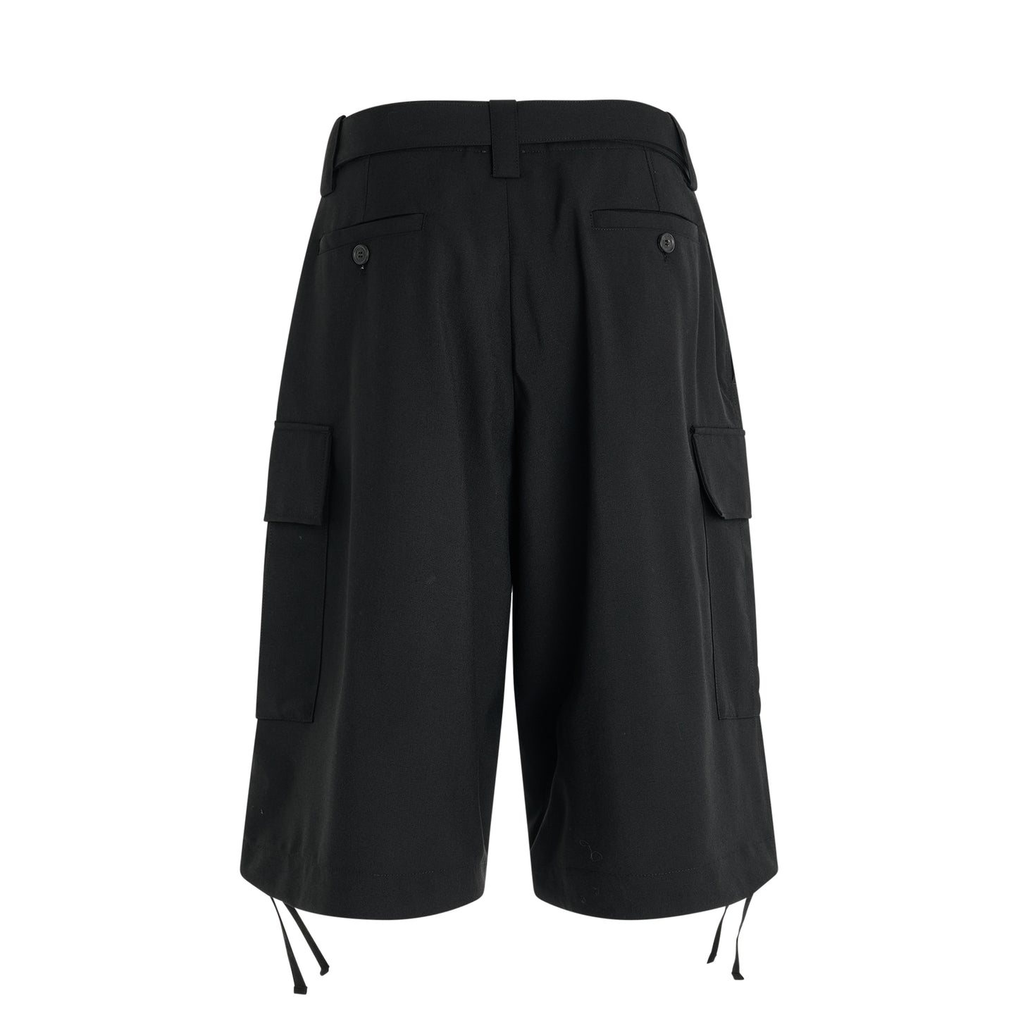 Cargo Tailored Shorts in Black