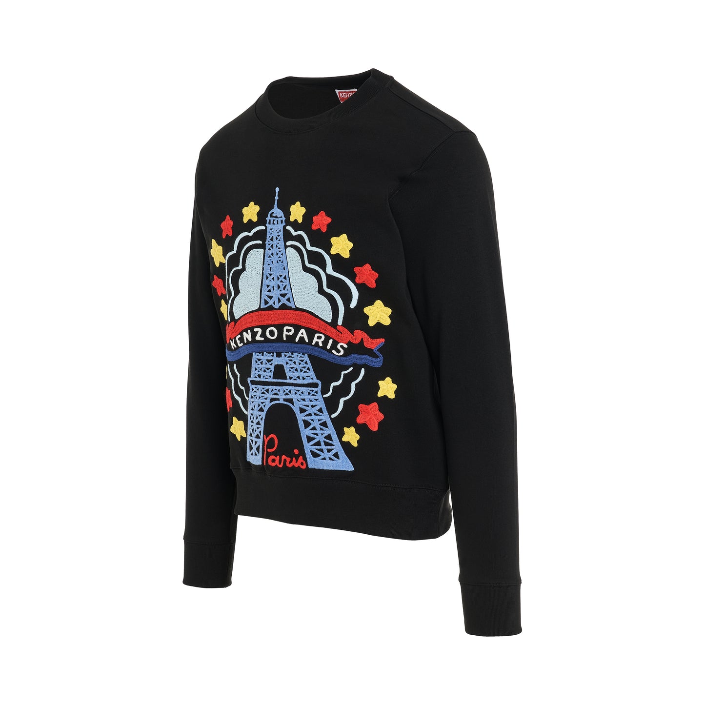 Kenzo Drawn Varsity Sweatshirt in Black