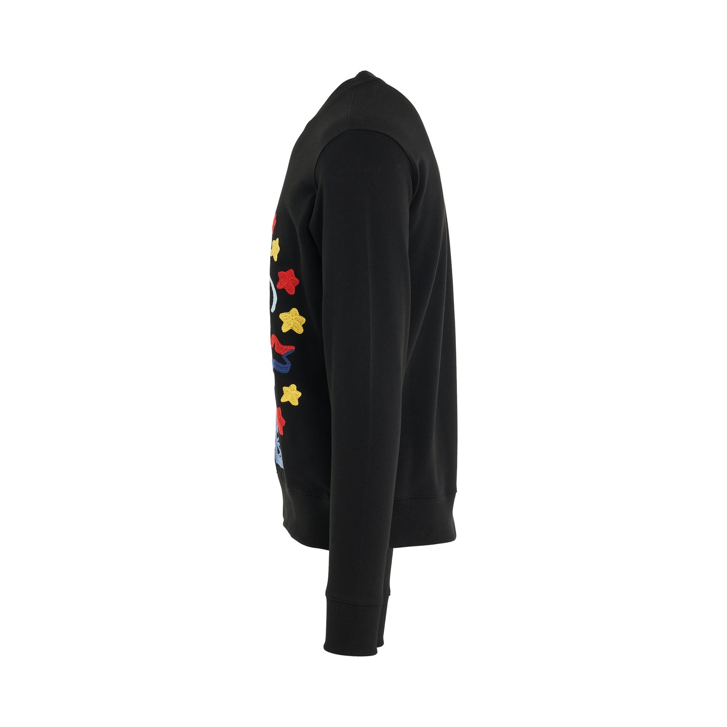 Kenzo Drawn Varsity Sweatshirt in Black