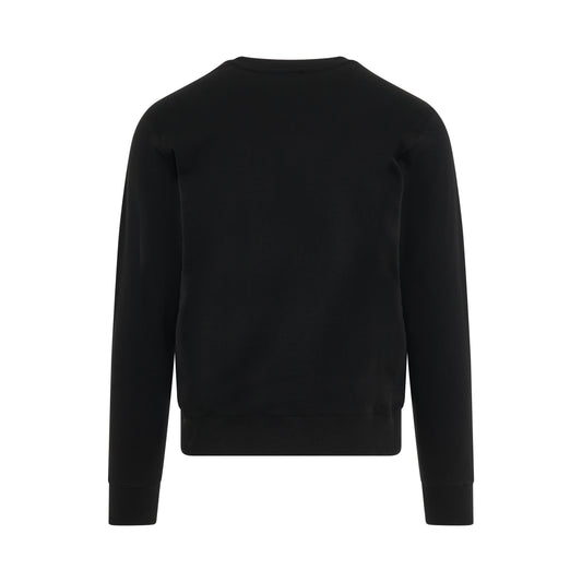 Kenzo Drawn Varsity Sweatshirt in Black