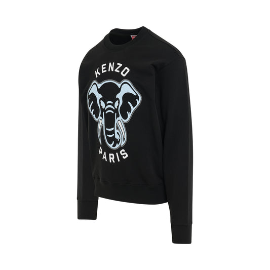 Kenzo Elephant Classic Sweatshirt in Black