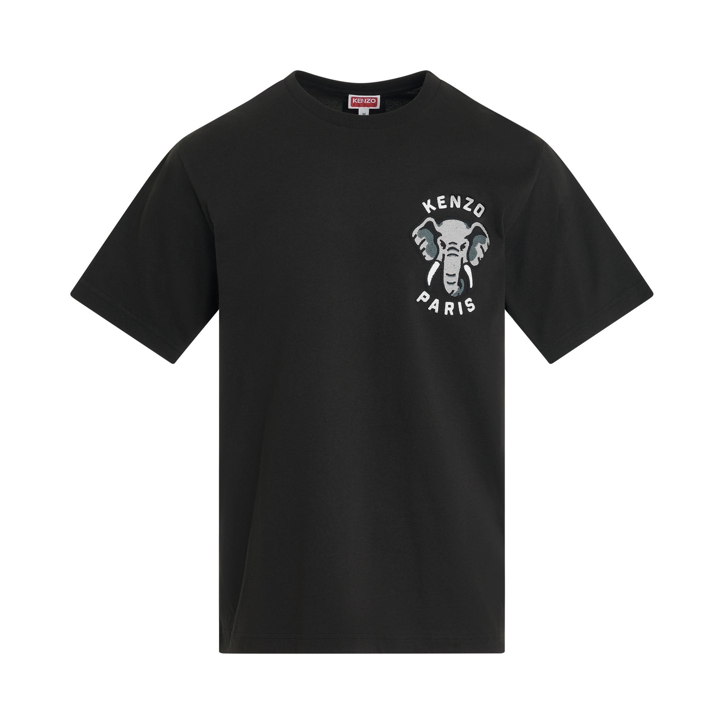 Kenzo Elephant Small Logo T-Shirt in Black