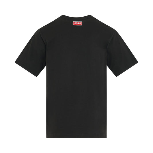 Kenzo Elephant Small Logo T-Shirt in Black