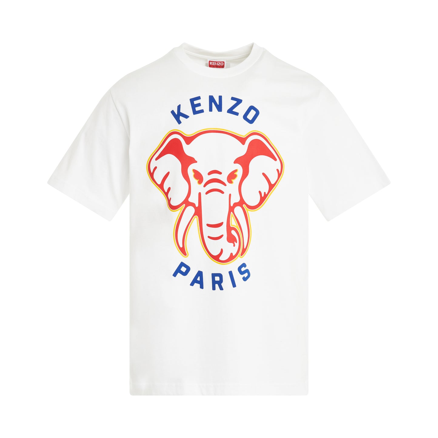 Kenzo Elephant Classic T-Shirt in Off White