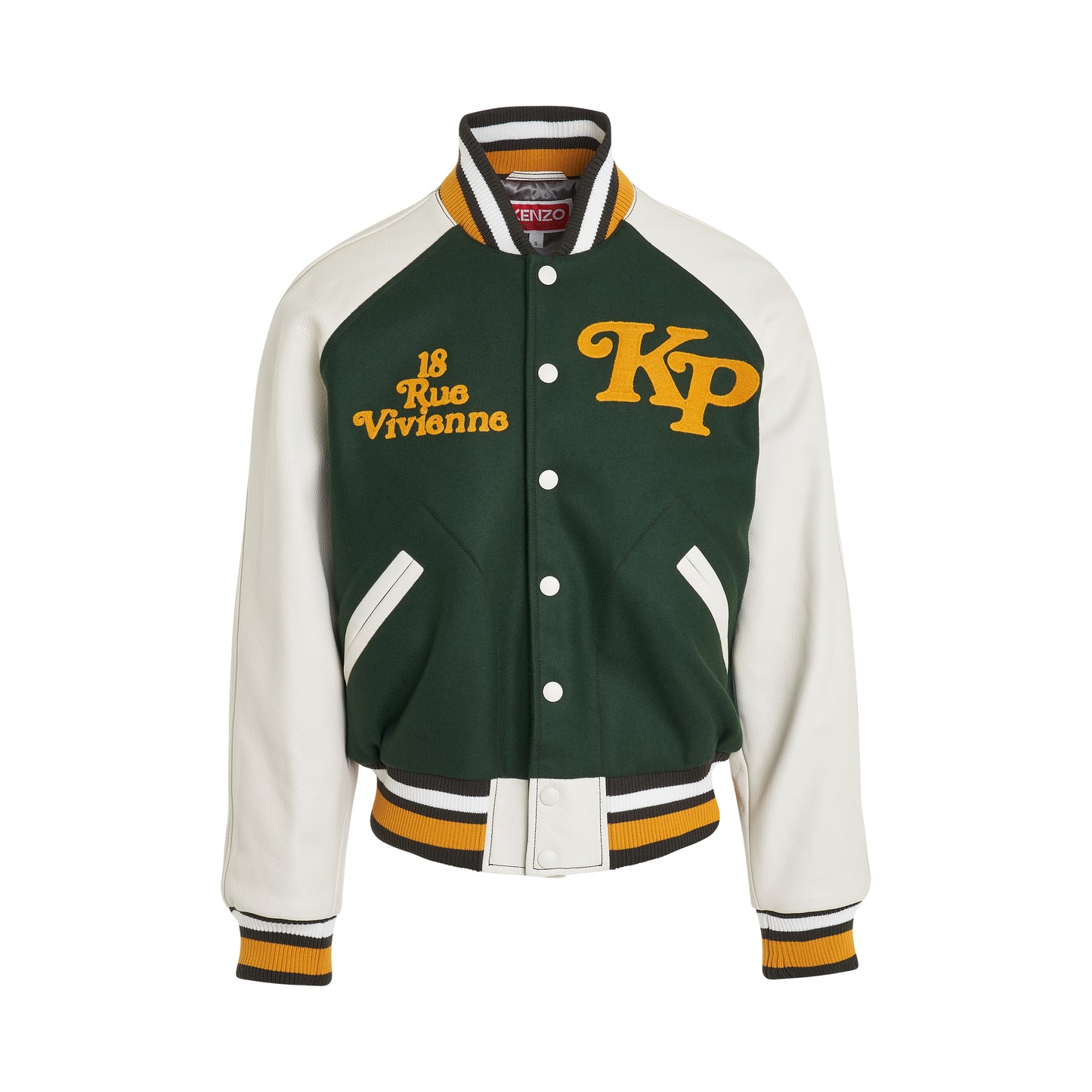 Kenzo By Verdy Varsity Jacket in Dark Khaki