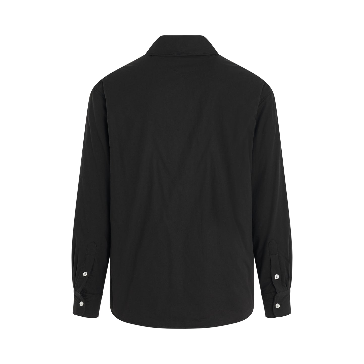 Bicolour KP Padded Overshirt in Black