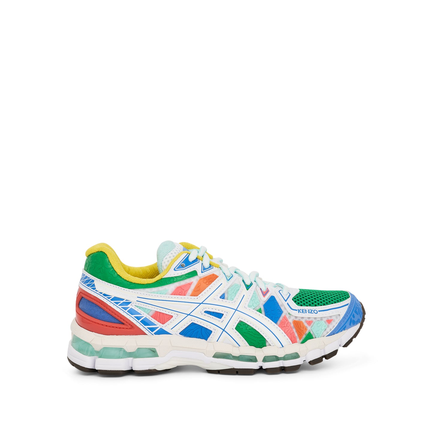 Kenzo x ASICS Gel Kayano 20 in White/Yellow