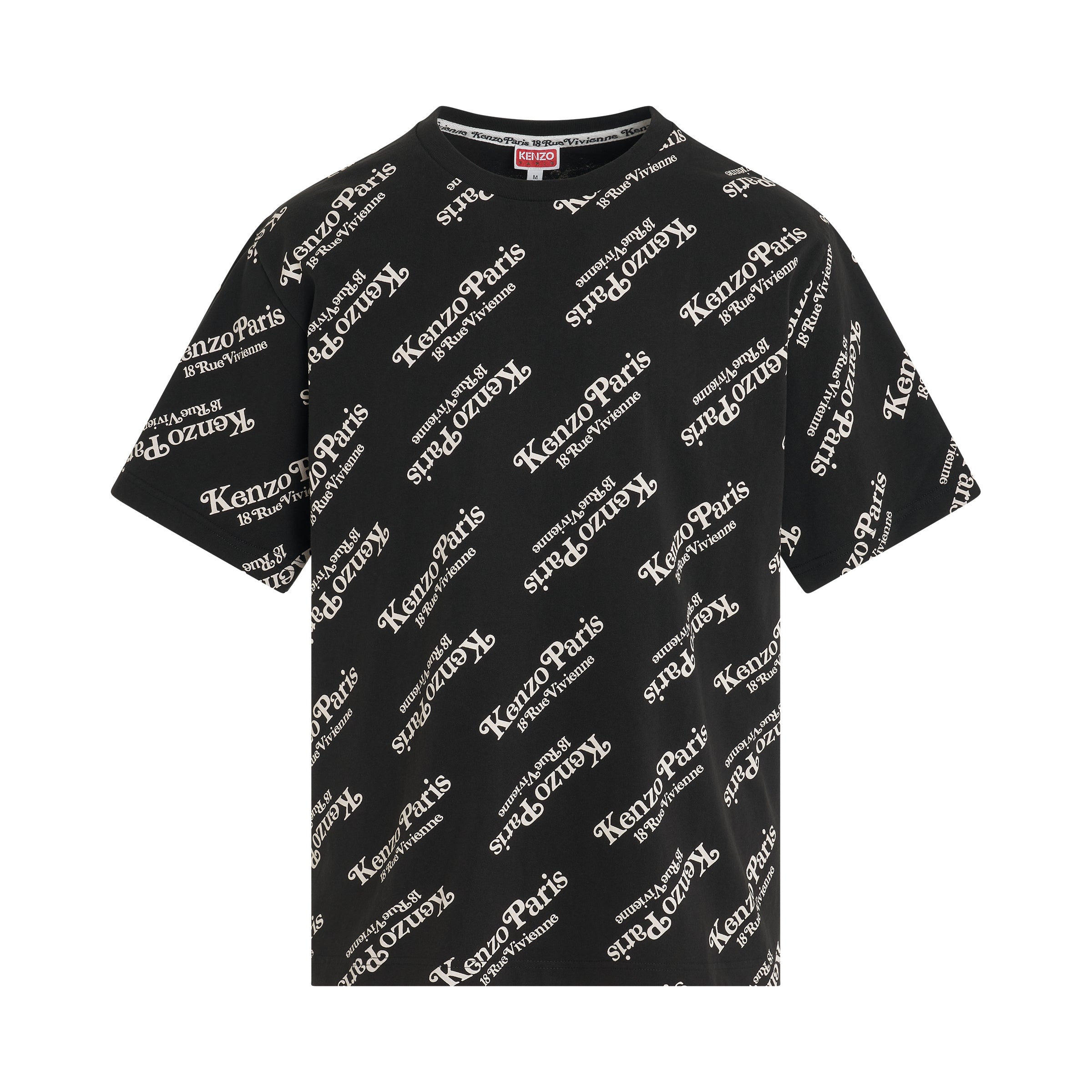 Kenzo By Verdy All-Over Logo T-Shirt in Black