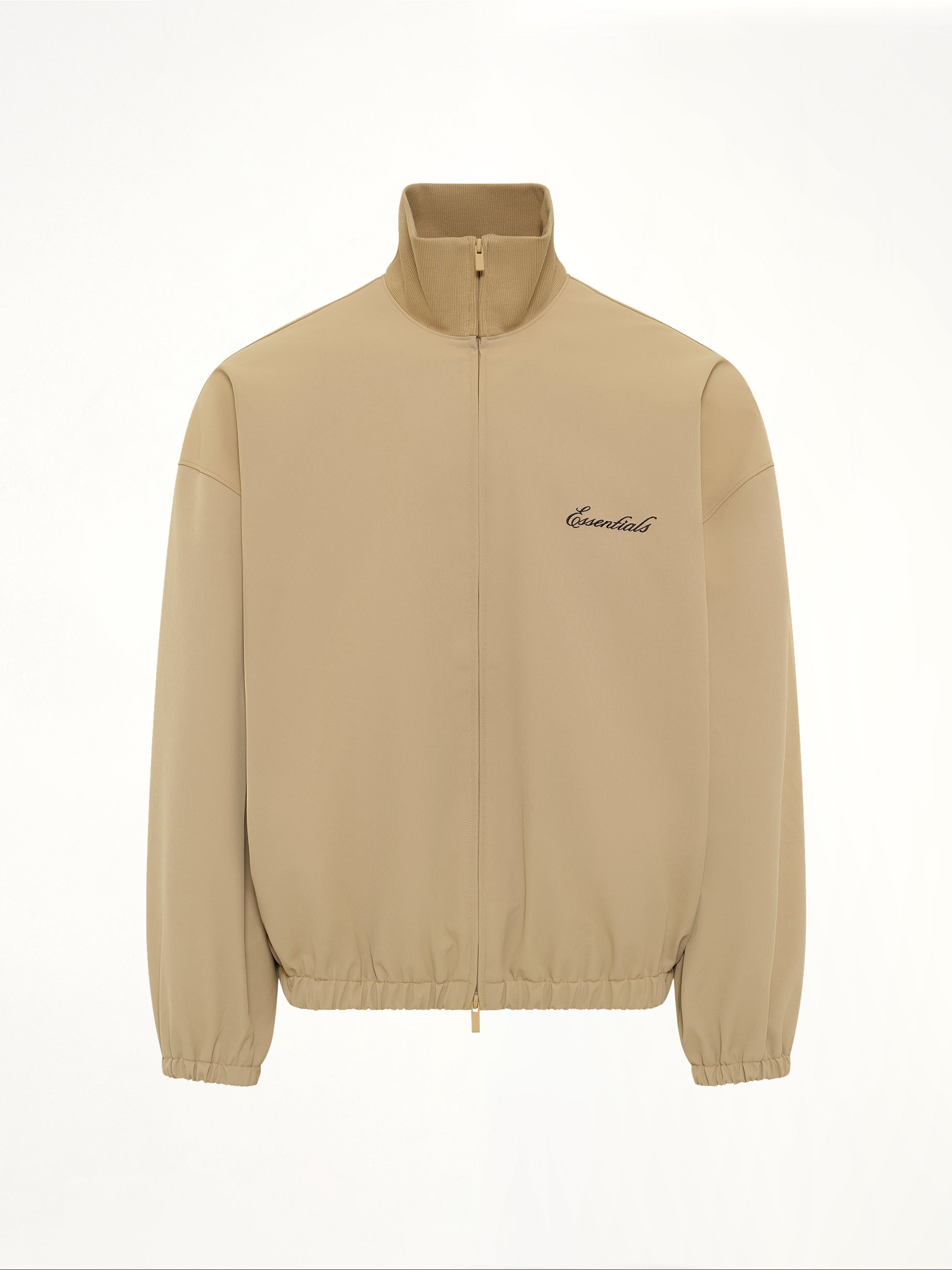 Signature Full Zip Track Jacket in Dune
