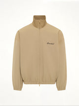 Signature Full Zip Track Jacket in Dune