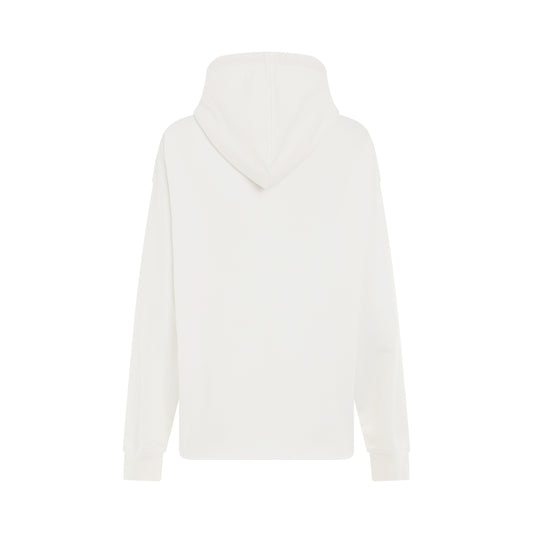 Small Logo Hoodie in White