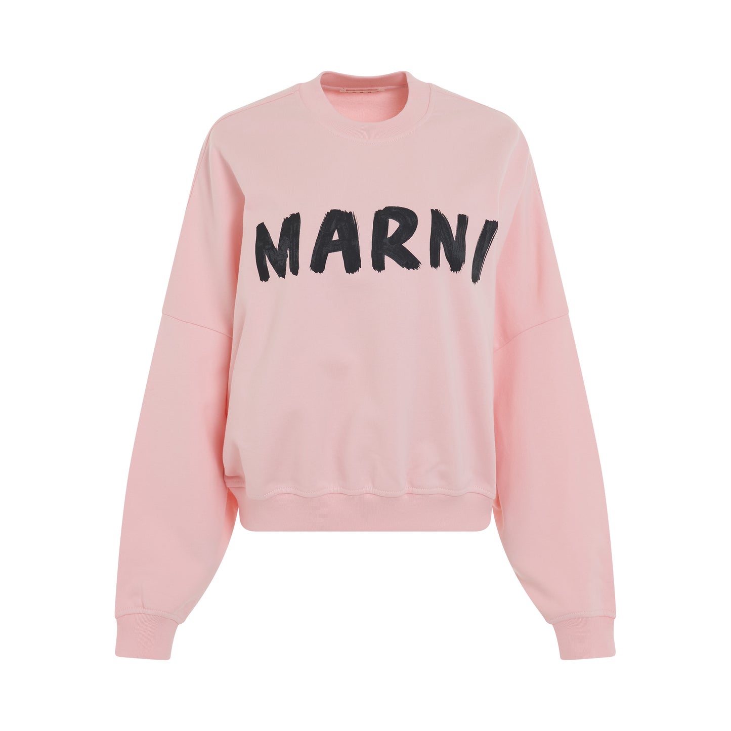 Logo Printed Sweatshirt in Pink Gummy