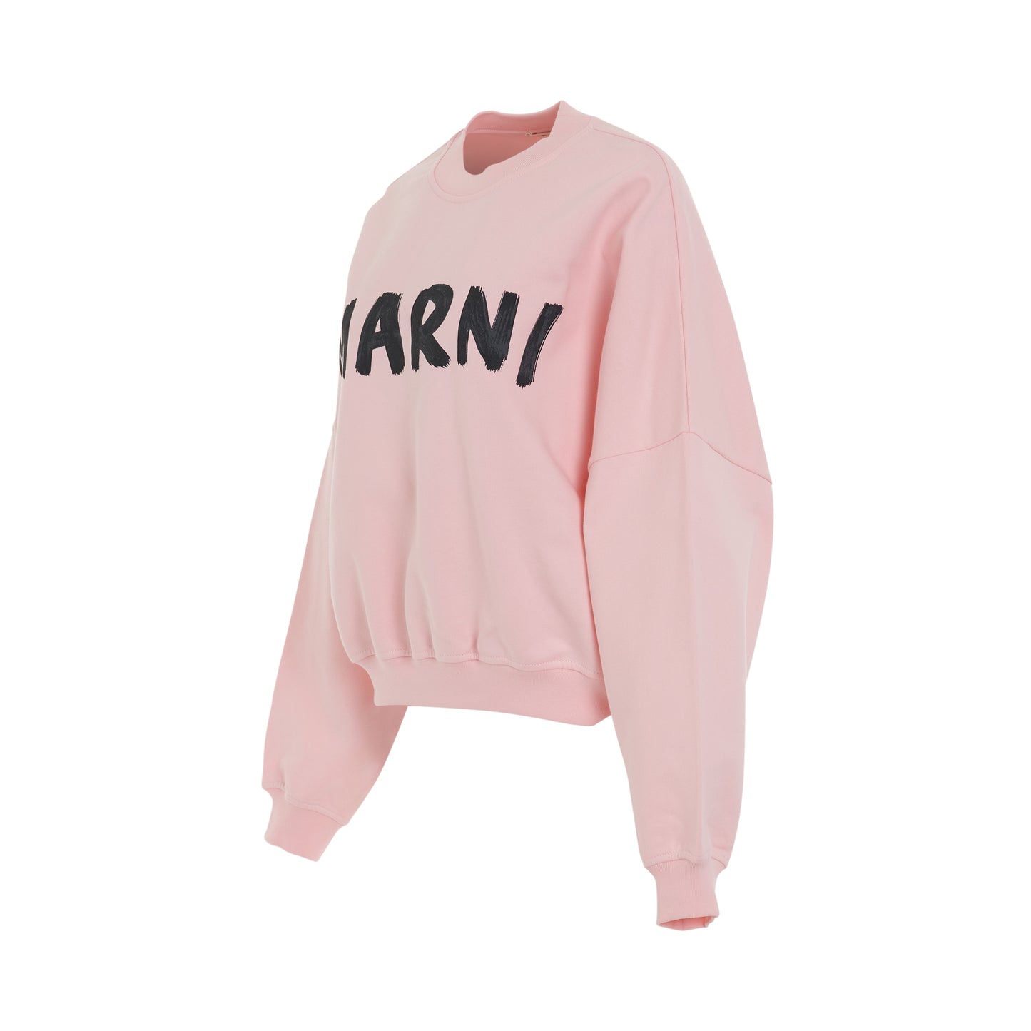 Logo Printed Sweatshirt in Pink Gummy