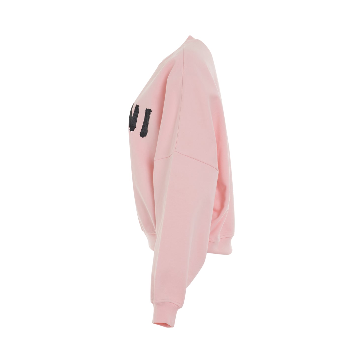 Logo Printed Sweatshirt in Pink Gummy