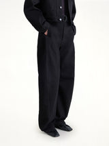 Souris Flat Classic Derbies in Black  | LEMAIRE
