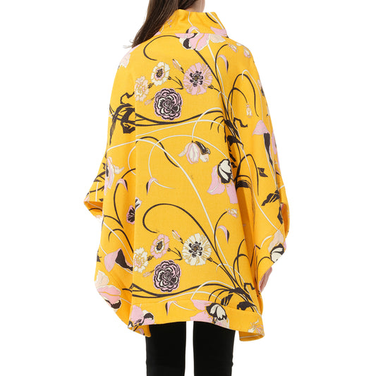 Floral Cape in Giallo