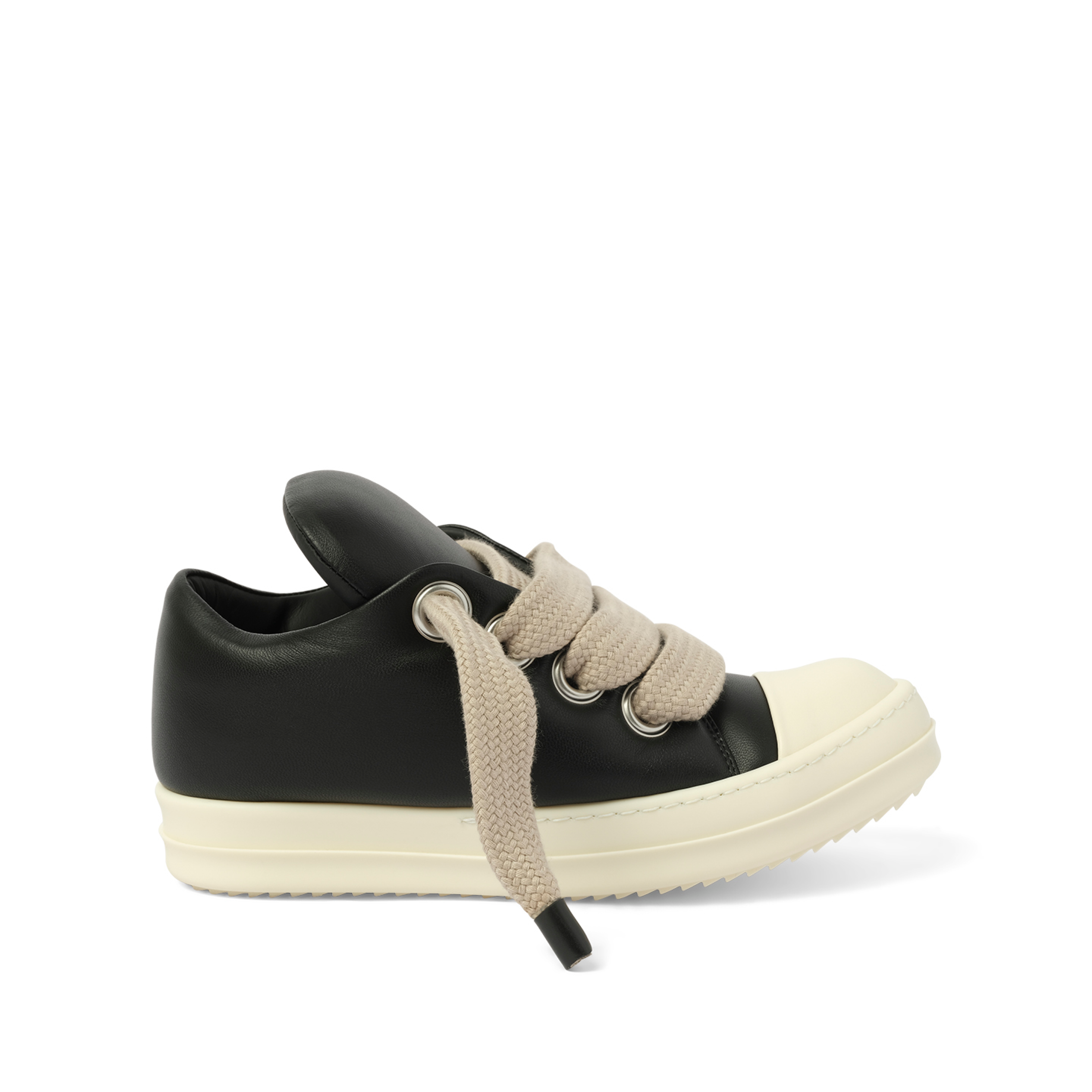 Jumbolaced Low Sneaker in Black/Milk/Milk