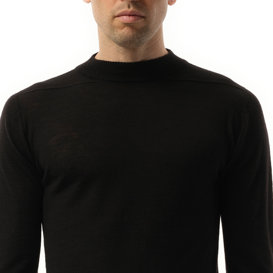 Level Lupetto Sweater in Black