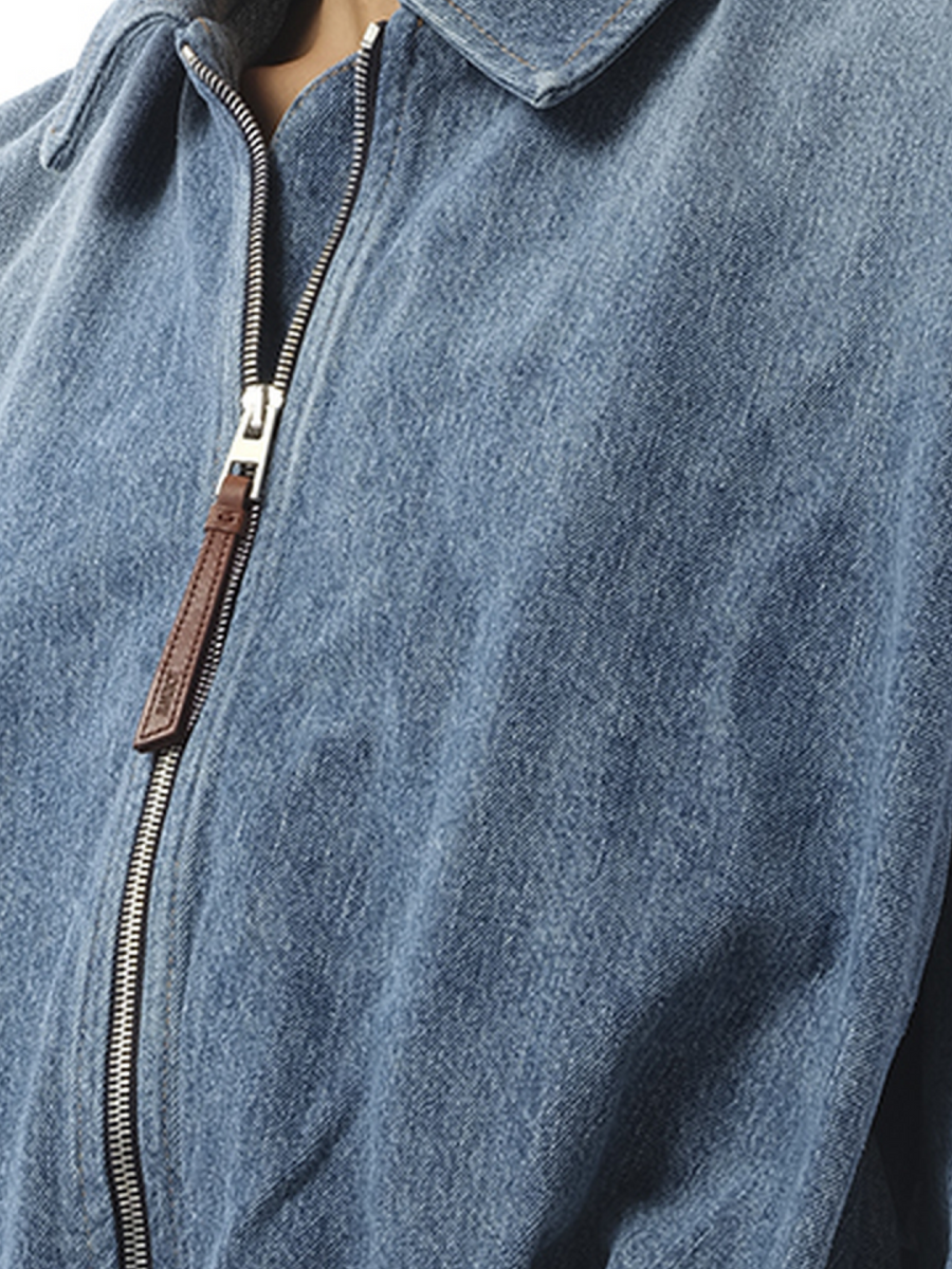 Loewe Draped Jacket in Indigo Blue