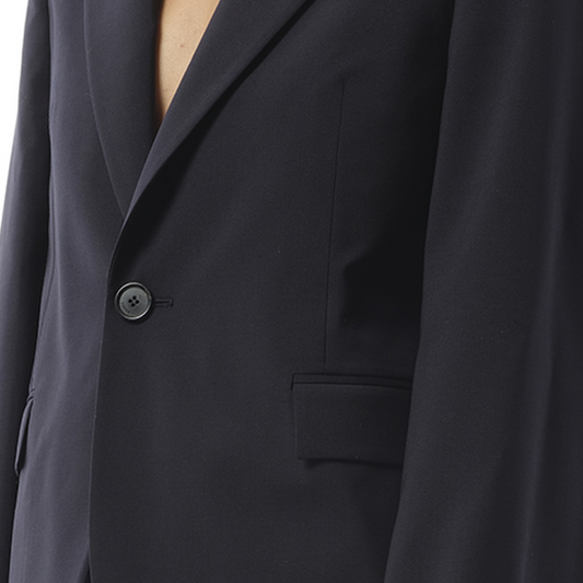 Suit Jacket in Dark Navy Blue