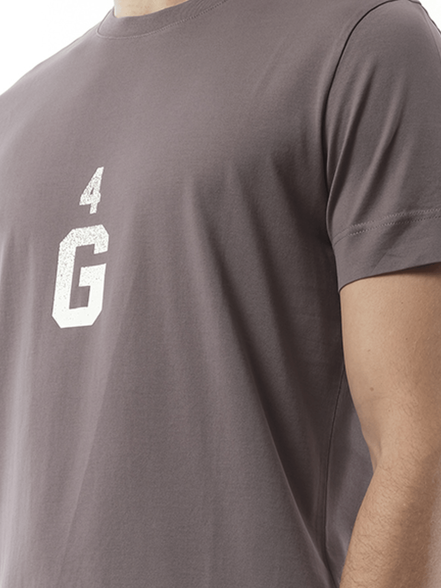 Givenchy Four G Dyed Logo T-Shirt in Quartz Grey