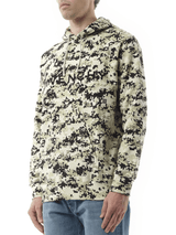 Givenchy Camo All Over Hoodie in Pearl Beige/Black