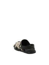 Megalaced Mule Granola in Black Back View | RICK OWENS