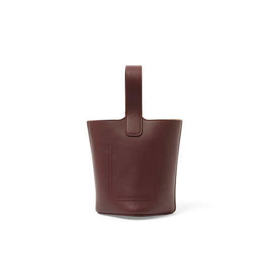 Pebble Bucket Mini in Dark Burgundy