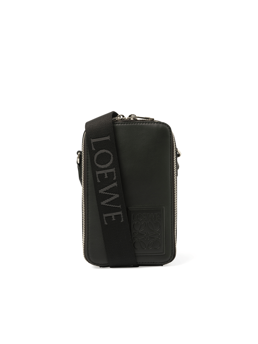 Loewe New Vertical Crossbody Pocket in Black