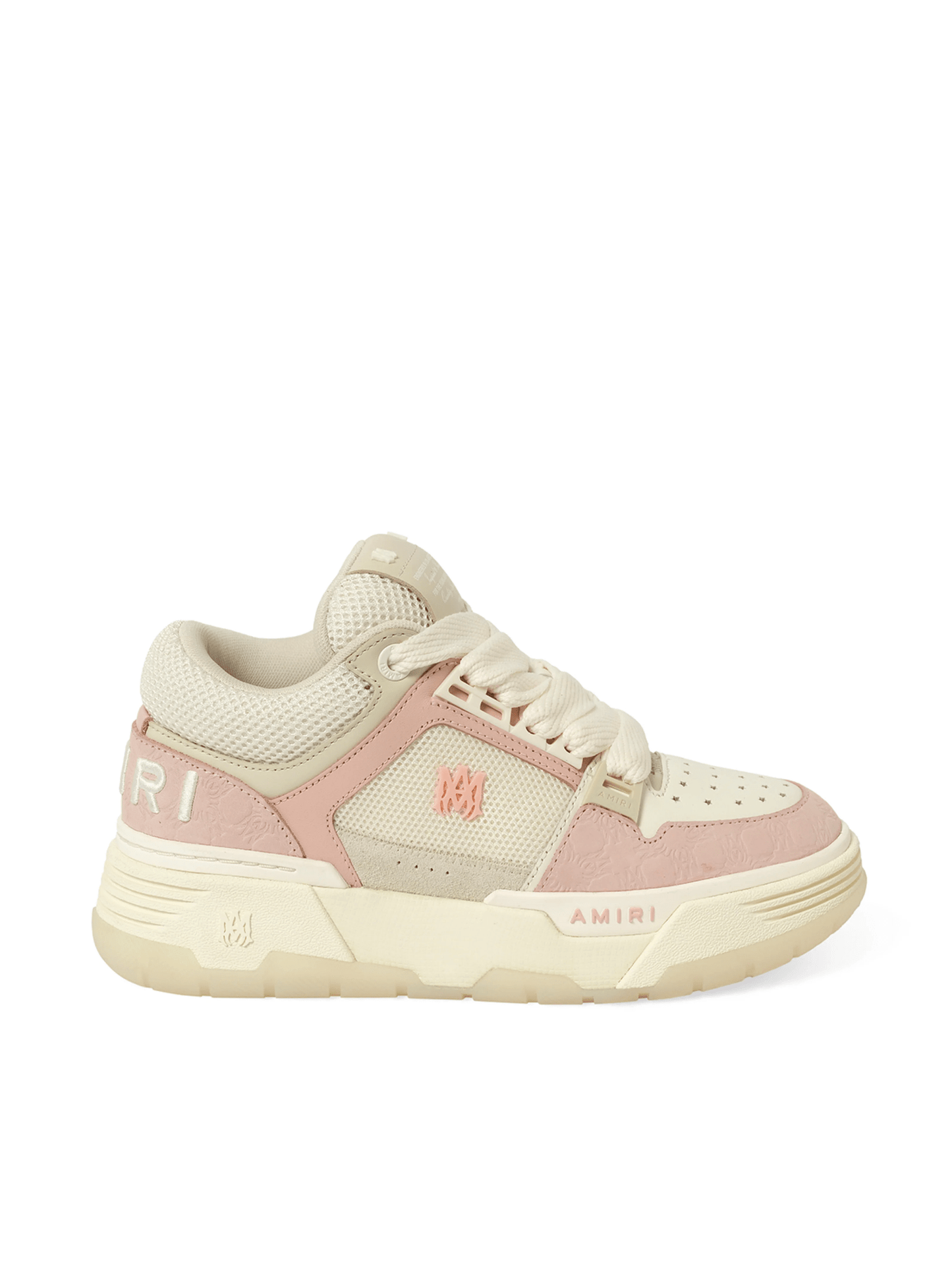 Amiri MA Quad Debossed MA-1 Sneaker in Vintage Pink