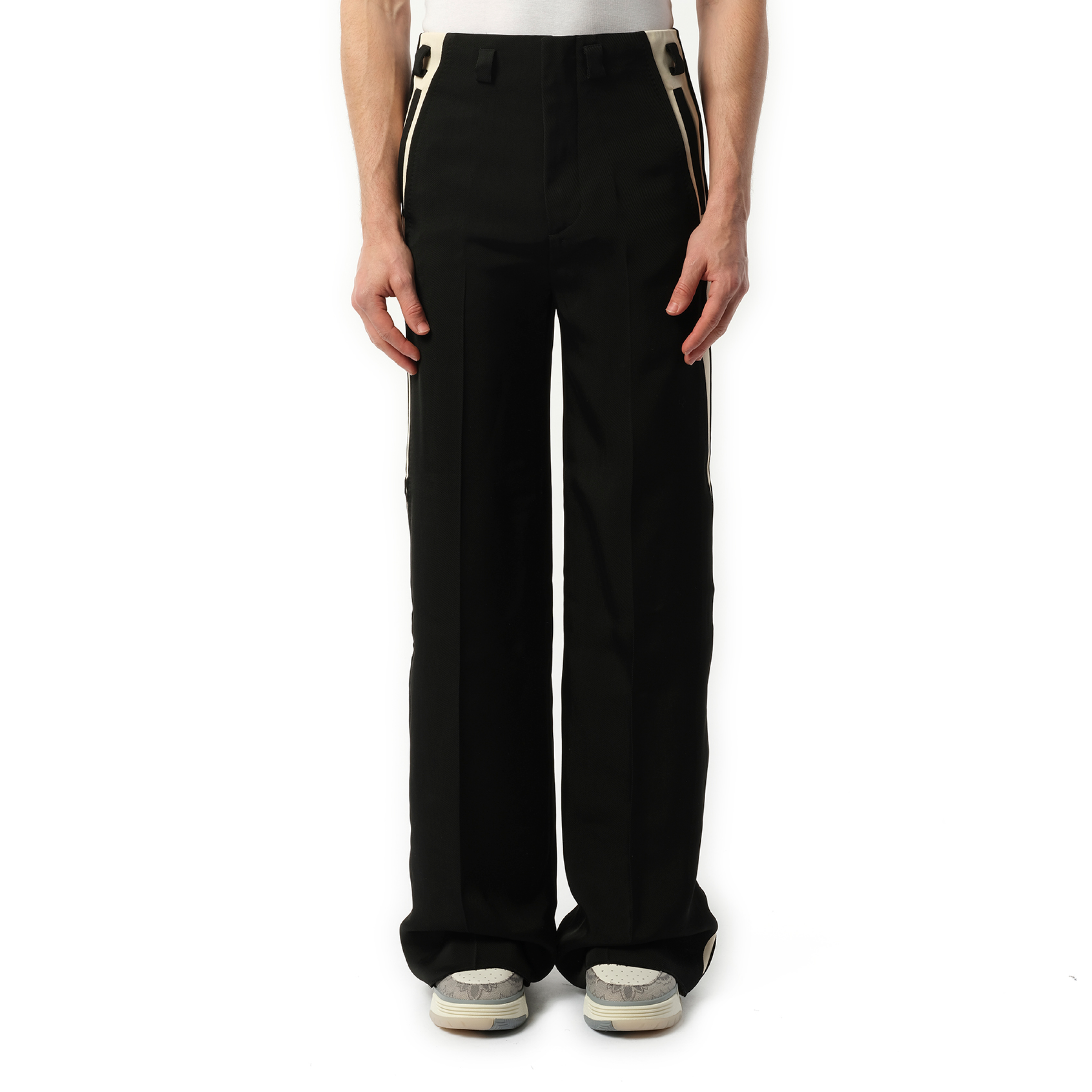 Twill Hollywood Trousers in Black