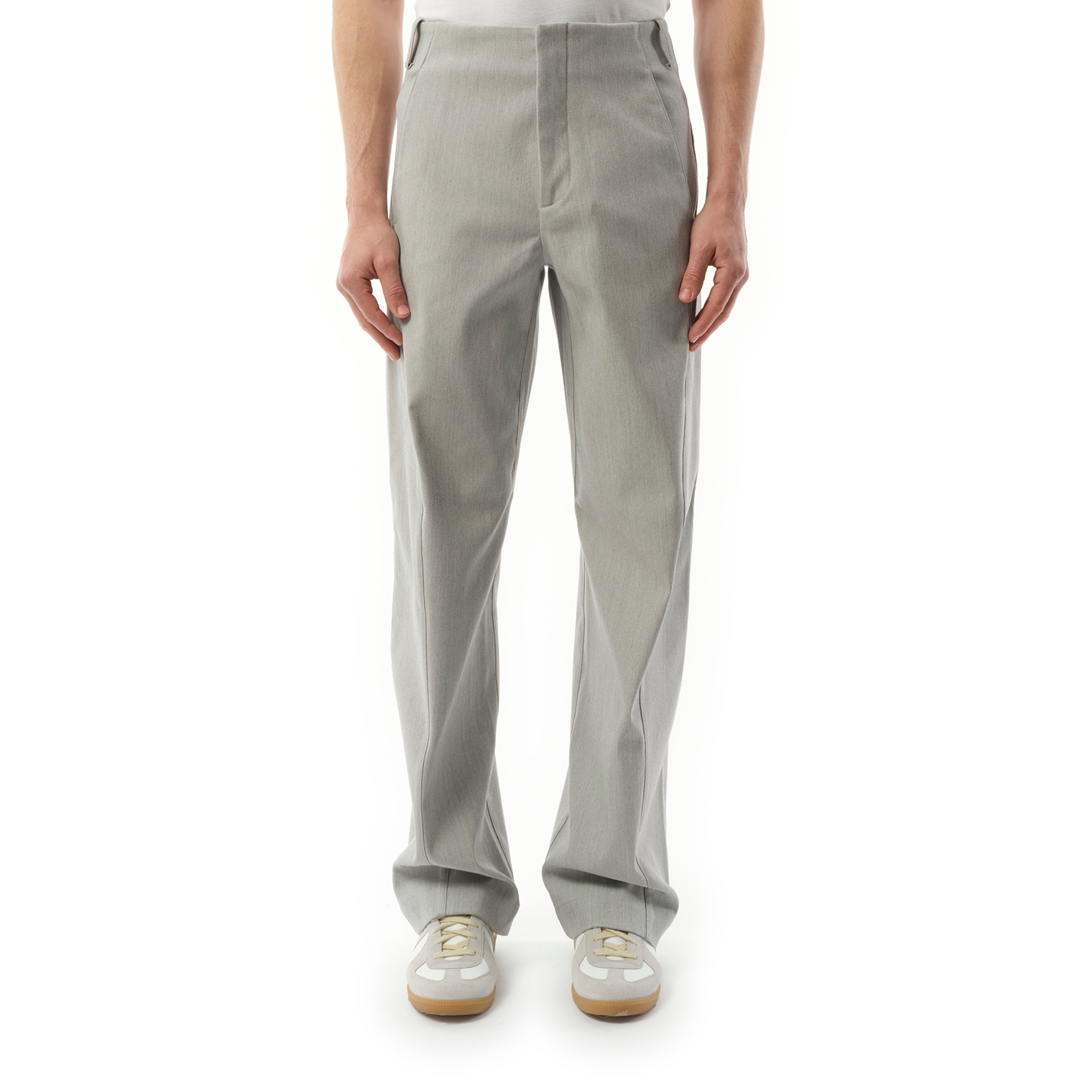 Le Pantalon Scala in Light Grey