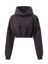 Entire Studios Cropped Heavy Hood in Ink