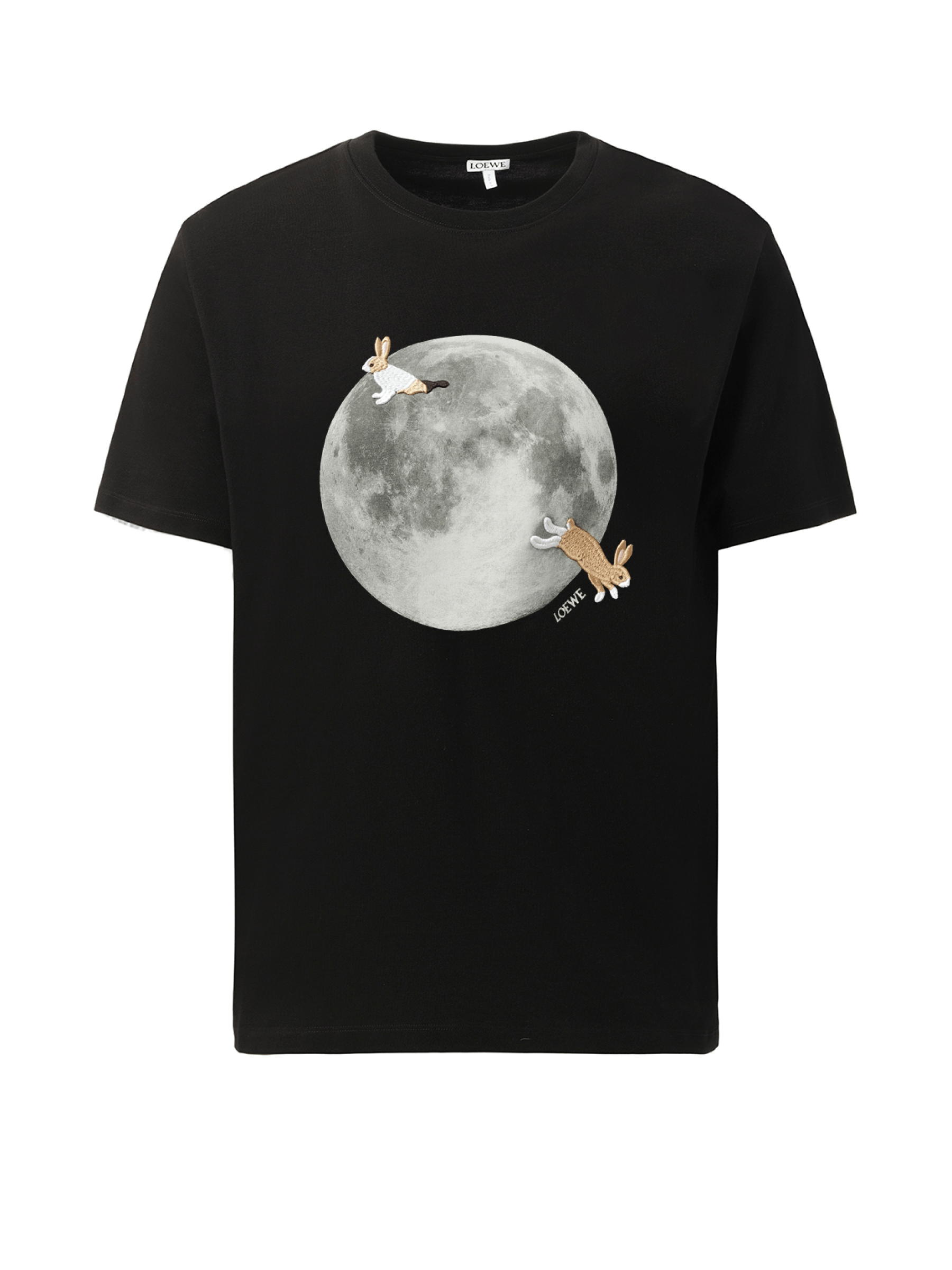 Loewe Moon Print T-Shirt in Black