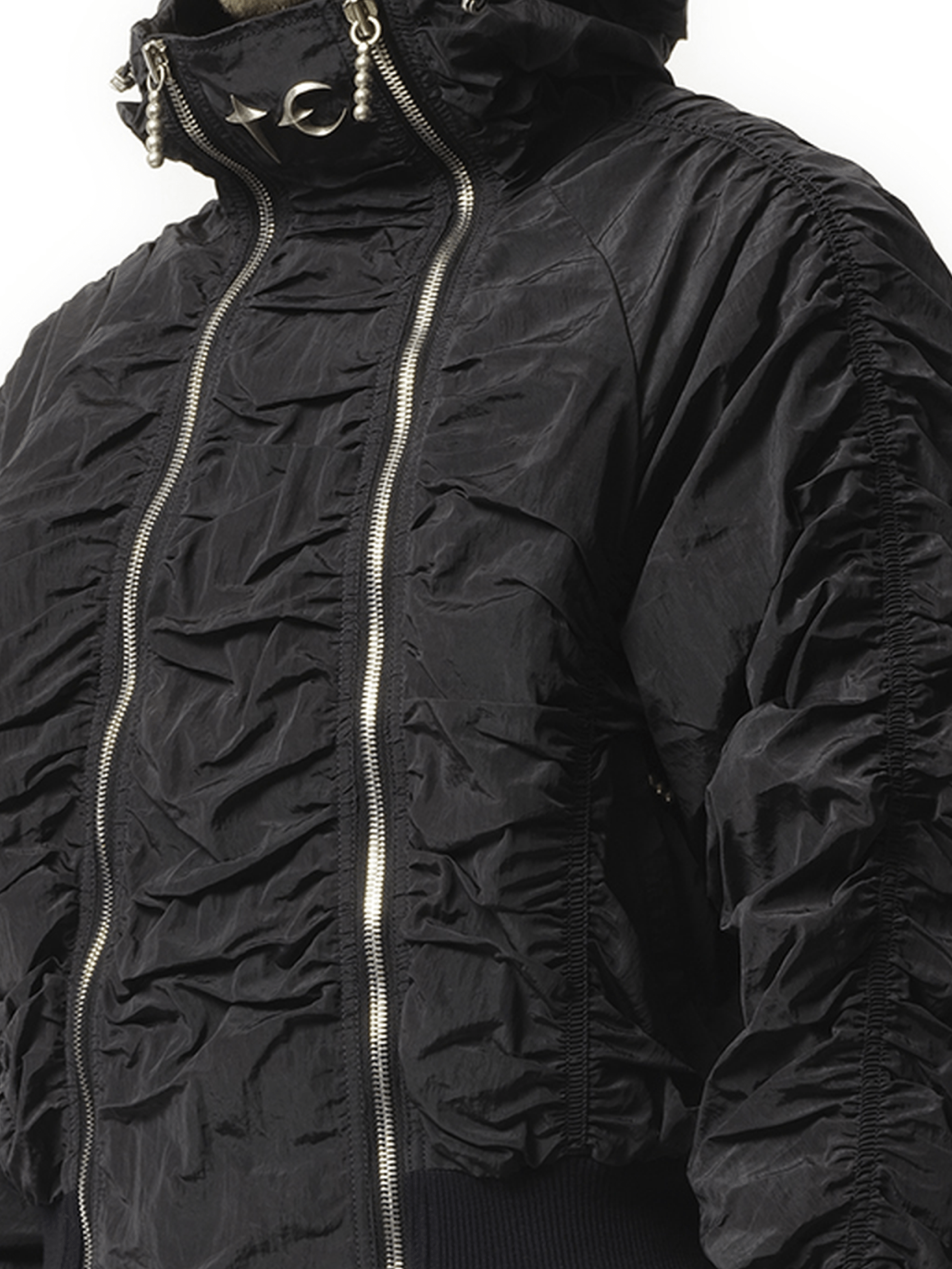 Thug Club Scarred Double Flying Bio Jacket in Black