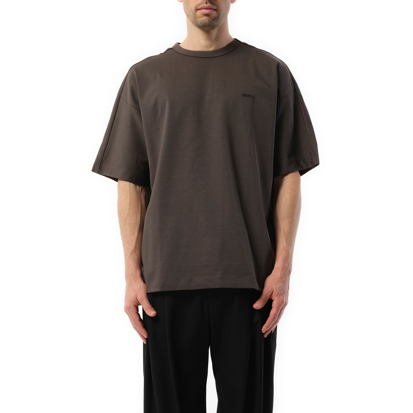 Essential Boxy T-Shirt in Ash