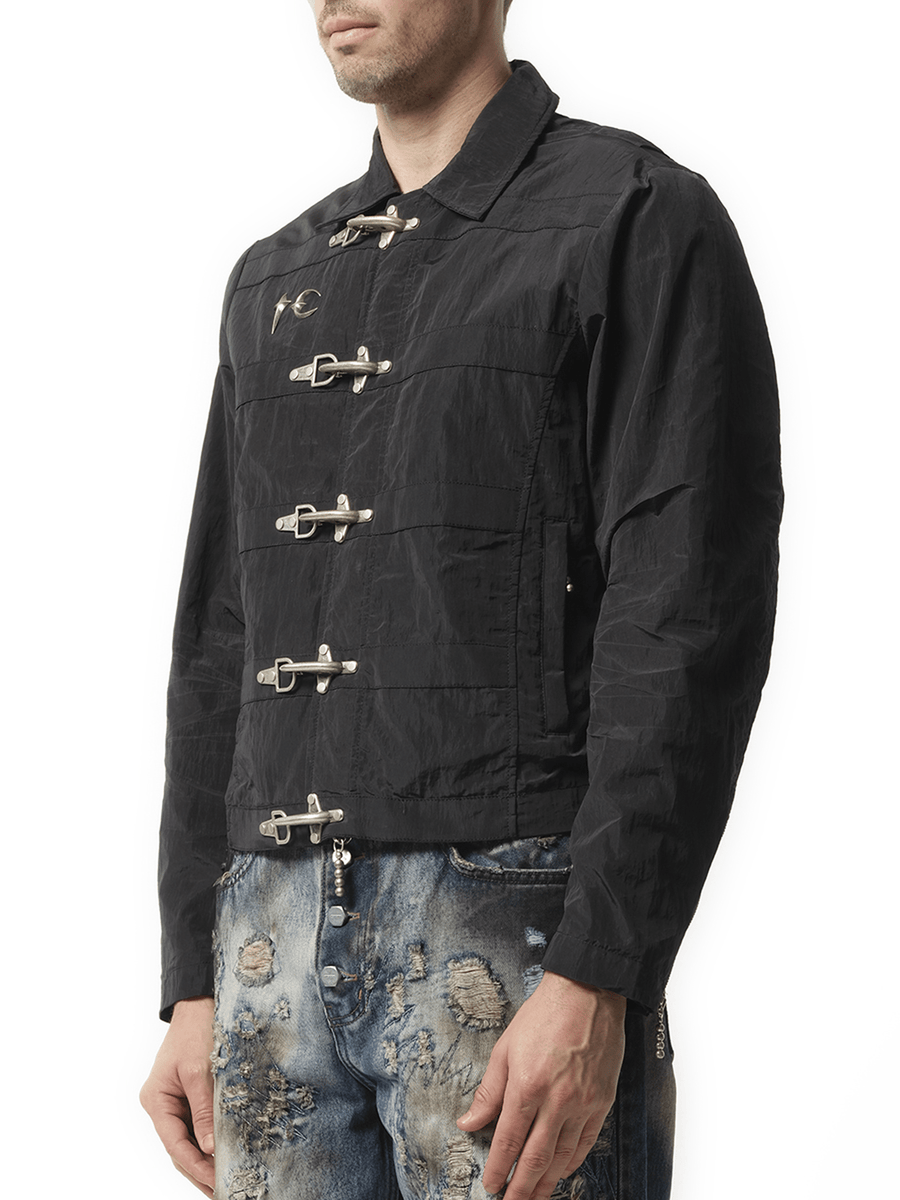 Thug Club Scarred Bio Soldier Jacket in Black