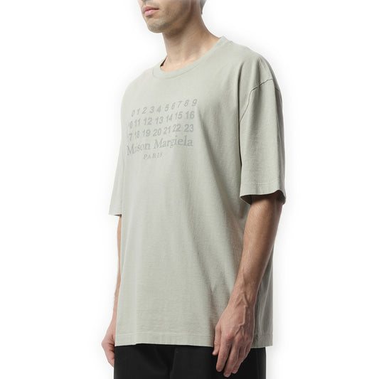 Number Logo T-Shirt in Grey