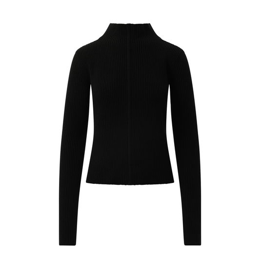 Headon Double Lupetto Sweater in Black