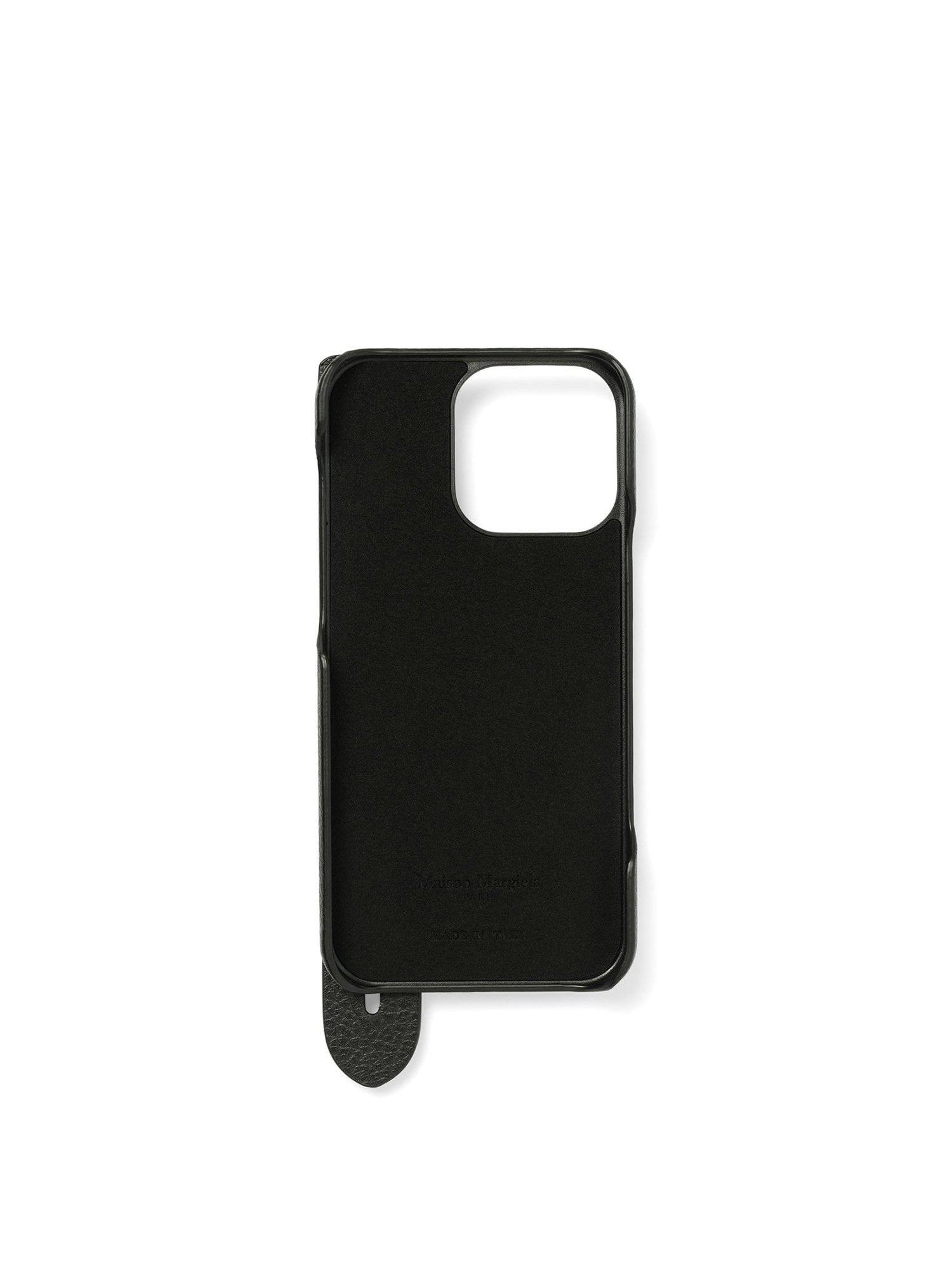 Maison Margiela Phone Cover (I Phone 16 Pro Max) in Black