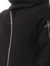 Rick Owens Drkshdw Champion x Drkshdw Mountain Hoodie in Black